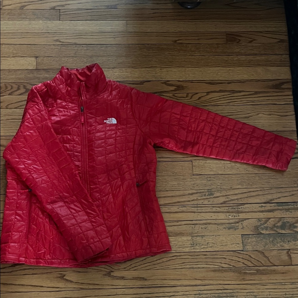 The North Face Women's Red Quilted Ski Jacket